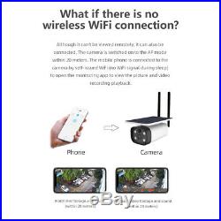 Solar Powered IP Camera Wireless GSM 4G SIM Card Outdoor Security CCTV Camera