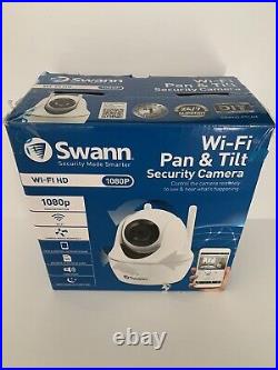 Swann 1080P Wireless Pan & Tilt HD CCTV Security Wi-Fi Camera White