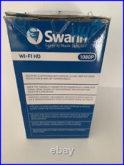 Swann 1080P Wireless Pan & Tilt HD CCTV Security Wi-Fi Camera White