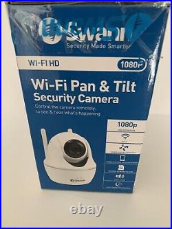 Swann 1080P Wireless Pan & Tilt HD CCTV Security Wi-Fi Camera White