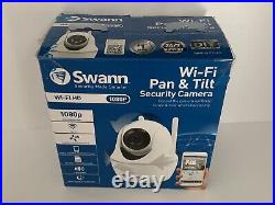 Swann 1080P Wireless Pan & Tilt HD CCTV Security Wi-Fi Camera White