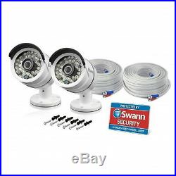 Swann (H855) A855 AHD TVI 1080P Hybrid HD CCTV Security Cameras DVR-4600 2 Pack