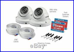 Swann Pro-H856PK2 1080p HD Security Dome CCTV Camera 100ft 30m Night Vision x2