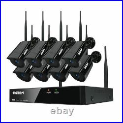 TMEZON 1080P Wireless WiFi Camera System 8CH HD NVR Outdoor Security IR CCTV Kit