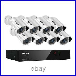 TMEZON 8CH 5MP 1080P Lite CCTV DVR HD Outdoor IR Security Camera System