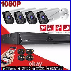 TOGUARD 1080P 8CH DVR Home Security Camera System CCTV Wired AHD Outdoor 3TB HDD