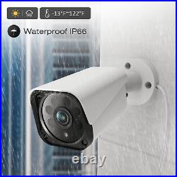 TOGUARD 8CH 5MP Lite DVR Outdoor 1080P Video CCTV Security Camera System H. 265+