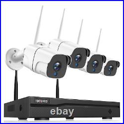 TOGUARD 8CH NVR 1080P Video Wireless Security Camera System Outdoor WIFI CCTV IR