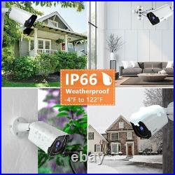 TOGUARD Security Camera System FHD 1080P CCTV 8CH AHD DVR HDMI Outdoor Night IR