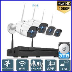 TOGUARD Wireless Home Security Camera System 1080P 8CH NVR CCTV Camera Set 3TB