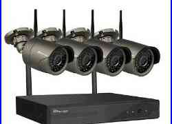 Techage 4CH 1080P Wireless NVR 720P 1.0MP Wifi IP Camera HD CCTV Security System