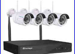 Techage 4CH Wireless HD 1080P NVR 2.0MP Wifi CCTV IP Camera Home Security Syetem