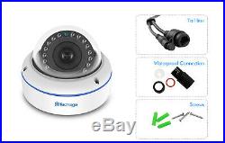 Techage 8CH 1080P 48V POE NVR 4pcs 2.0Mp Dome Camera CCTV Home Security System