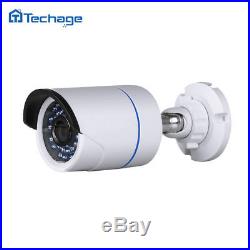 Techage 8CH 48V 1080P POE NVR 2.0MP IP Home Security Camera CCTV System+2TB HDD