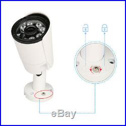 Techage 8CH AHD DVR 4.0MP 25601440 Home Security Camera In/Outdoor CCTV System