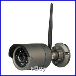 Techage 8CH Wireless NVR 2.0MP 1080P Wifi IP Camera CCTV Security System+2TB HDD