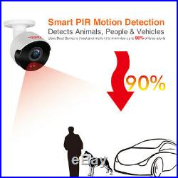 Tonton 8CH 4K DVR 5MP Camera Home Outdoor CCTV Security System PIR Sensor Motion