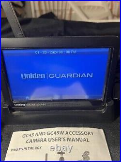 Uniden Guardian Security 3 Camera Surveillance Monitor System + Bonus Router