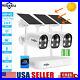 Used Hiseeu 10CH NVR 4MP Solar Battery Security Camera System CCTV Kit WithHDD