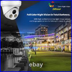 Vikylin Hikvision Compatible CCTV 4K 8MP ColorVu IP Camera Full Color Mic Lot