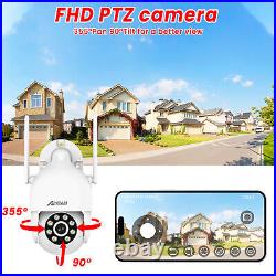 WIFI PTZ Security Camera System Outdoor Wireless CCTV Audio Home 8CH 3MP NVR 1TB