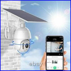 WiFi 1080P Solar PTZ IP Camera Security CCTV Waterproof Outdoor Night Vision USA