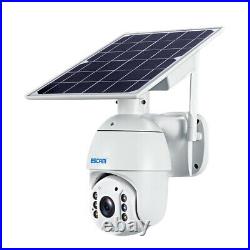 WiFi IP PTZ Camera 1080P HD Solar Power Security Outdoor CCTV Night Vision Cam