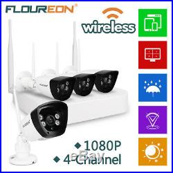 WiFi WLAN Wireless 4CH CCTV 1080P DVR Video Recorder NVR Security Camera System
