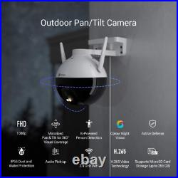 Wifi Security Camera EZVIZ C8C Pan & Tilt Color night Outdoor Mobile app Audio