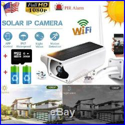 Wifi Wireless 1080P Solar Power IP Camera CCTV Security Night Vision Outdoor