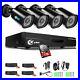Wired 1080P 8Ch Outdoor Security Camera CCTV System HDMI DVR with 1TB Hard Drive