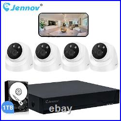 Wired 8CH 1080P Outdoor Night Camera Security Camera System CCTV 1TB Lite DVR