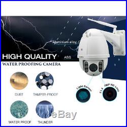 Wireless 1080P 2.0MP 5xZOOM Pan/Tilt IR Night CCTV Home IP Security HD Camera US