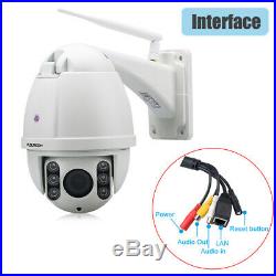 Wireless 1080P 2.0MP 5xZOOM Pan/Tilt IR Night CCTV Home IP Security HD Camera US
