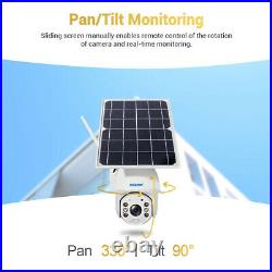 Wireless 1080P SIM Card Solar Power Outdoor Security CCTV IP PTZ Camera
