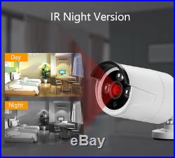 Wireless 4CH 1080P NVR 1TB Hard Drive IR-cut CCTV Outdoor Security Camera System