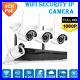 Wireless 4CH 1080P NVR HD Camera IP66 Waterproof Camera CCTV Security System kit