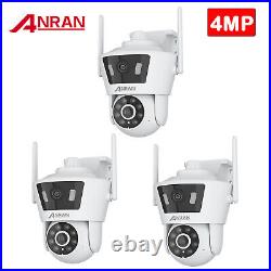 Wireless 4MP Dual Lens Camera Wifi CCTV Home Security Camera Color Night Vision