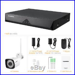 Wireless 8CH H. 265 NVR Outdoor WiFI 1080P IR-CUT IP Camera Security System Kit