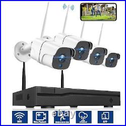 Wireless 8CH NVR 1080P Video Security Camera System Outdoor WIFI CCTV IR Night