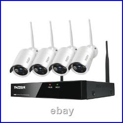 Wireless 8CH NVR 1296P 3MP Video Security Camera System 2K Outdoor WIFI CCTV IR