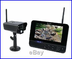 Wireless CCTV Camera & 7 LCD Monitor DVR Motion Detect Home Security System