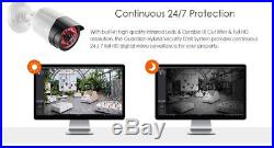 Wireless CCTV Camera Kit 4CH 1080P WIFI HDMI DVR Outdoor IP Security NVR System