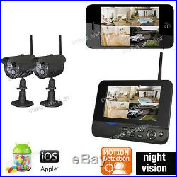 Wireless Home Security Systems Cameras Farm Remote Monitoring CCTV WIFI Backup
