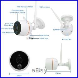 Wireless IP Camera WiFi Home Security System NVR Kit 4CH CCTV Outdoor 1080P PTZ