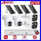 Wireless Outdoor Solar Battery Security Camera System WiFi CCTV Audio IP 8CH NVR