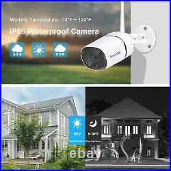 Wireless Security Camera System 8CH HD 1536P 1TB HDD CCTV WIFI Kit NVR Outdoor
