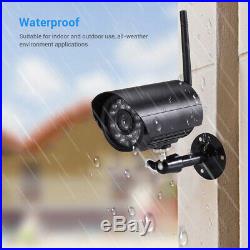 Wireless Security IP Camera System 7 Monitor Screen HD CCTV Outdoor IR Motion