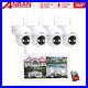 Wireless Security WIFI Camera System Outdoor Solar Battery 1296P HD 8CH NVR CCTV