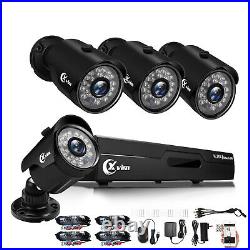 XVIM 1080P HDMI DVR Outdoor CCTV Wired Security Camera System 1TB Night Vision
